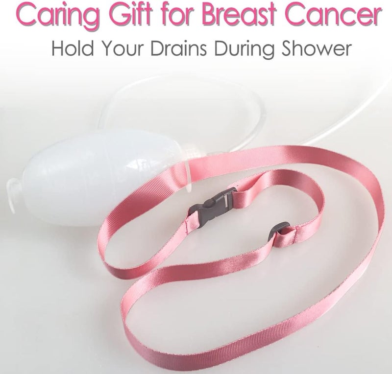 HapiPoppy 2 Pack Shower Lanyard for Mastectomy Drain Holder JP Drainage/Breast Cancer/Bilateral/Unilateral/Abdominal Debridement/Tummy Tuck Patients, After-Surgery Recovery Management - Image 5